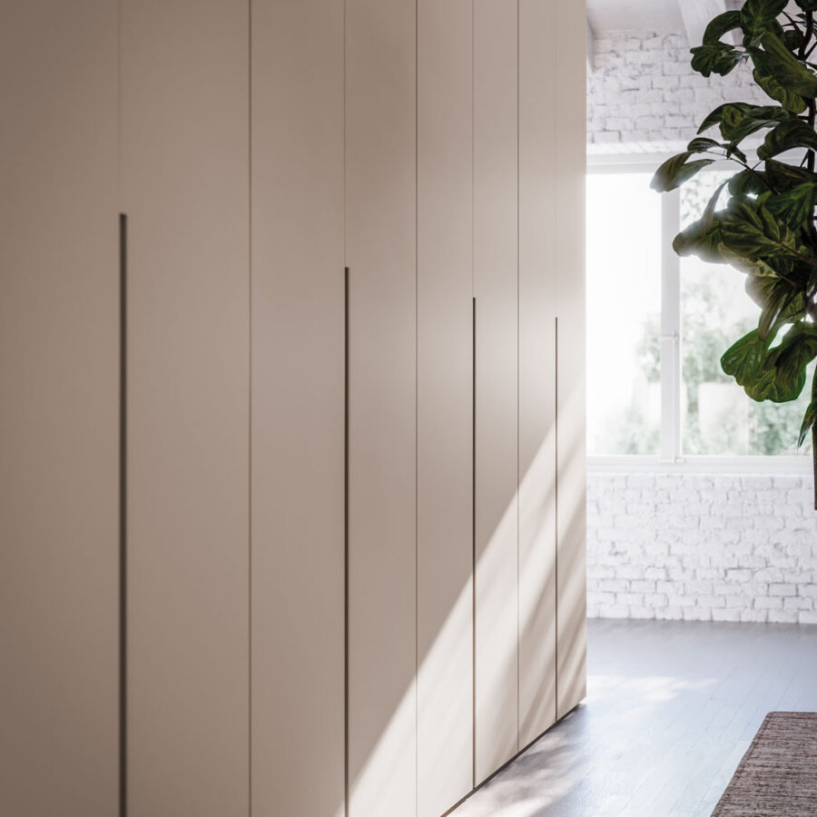 Hinged wardrobe with Gola 1200 doors composition Night 13 Orme