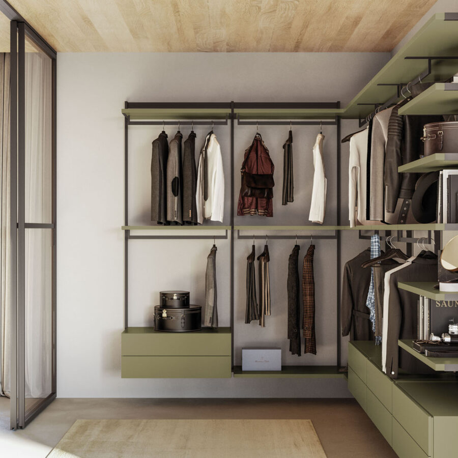 Naked walk-in closet composition 03 Orme