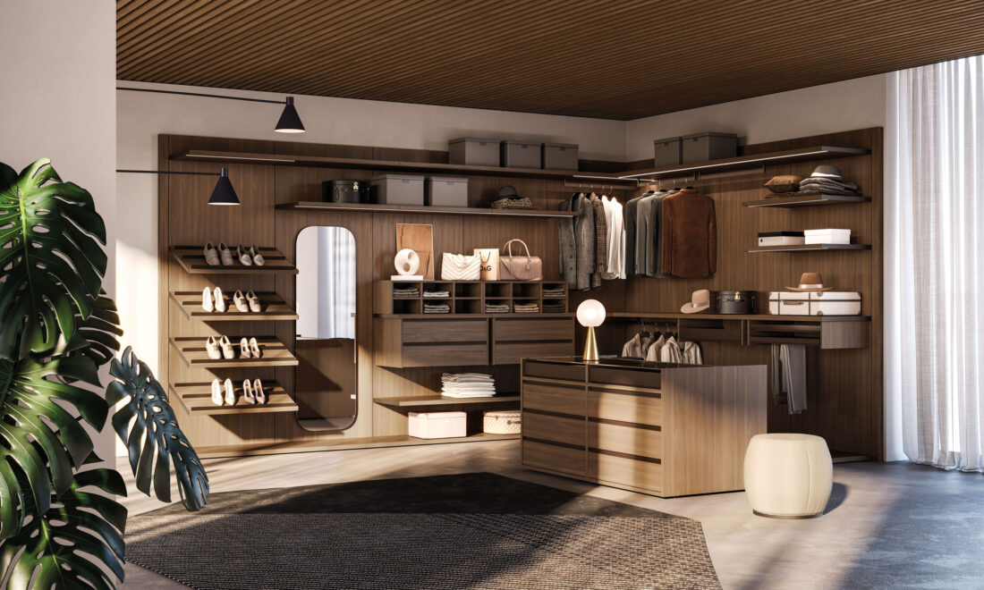 Discover the new walk-in closet collection by Orme