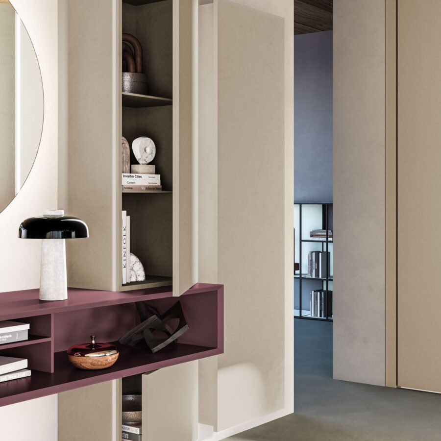 Special solution for wardrobes in niche composition 09 Orme